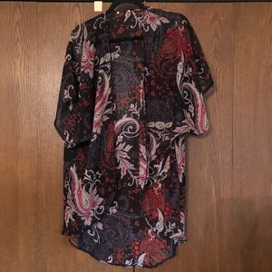 Never worn. Multi color kimono. Great fo summer